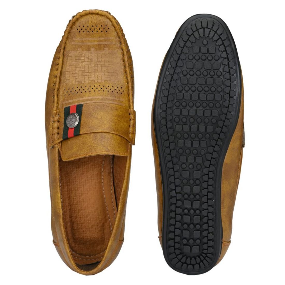 Generic Men Beige,Tan,Brown Color Leatherette