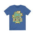 I'm Busy Getting Rich Lettering T-Shirt