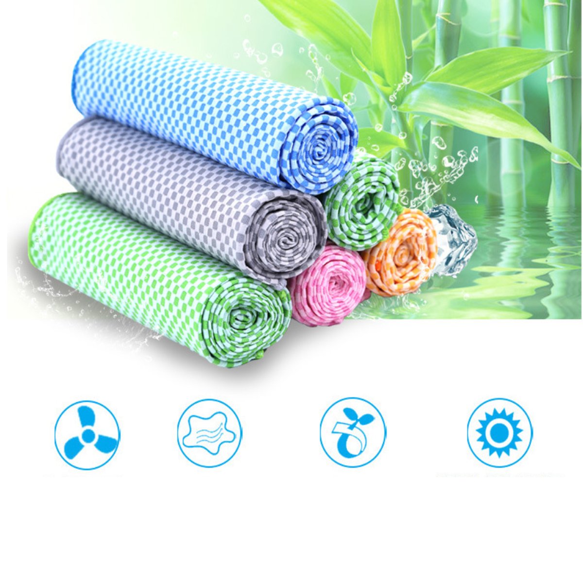 Cooling Bamboo Towels – 2 Pack