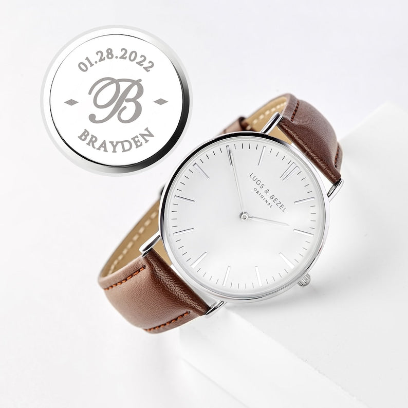Personalized Engraved Groomsmen Watch