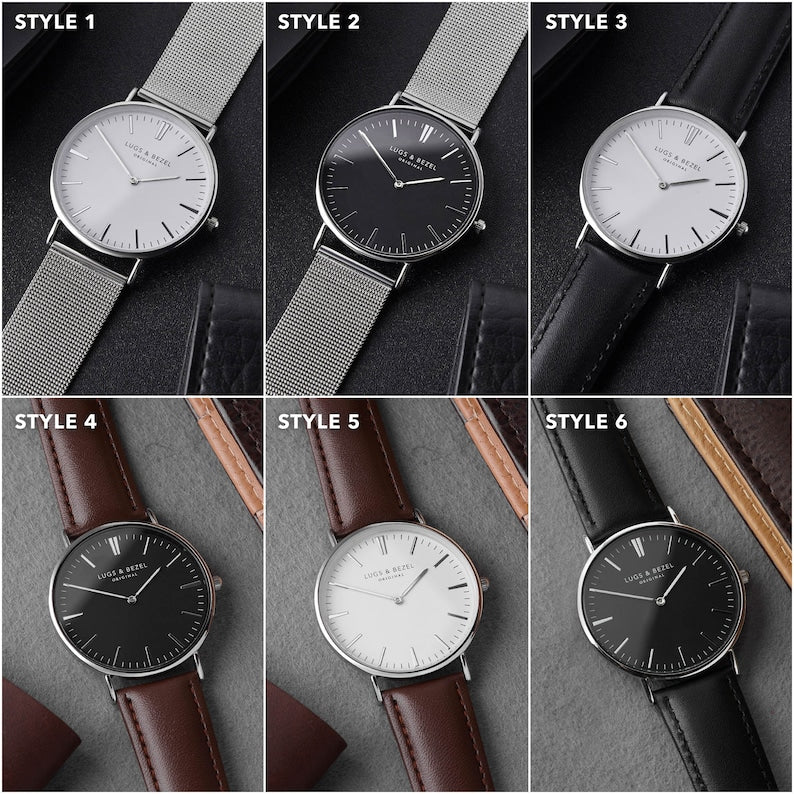Personalized Engraved Groomsmen Watch