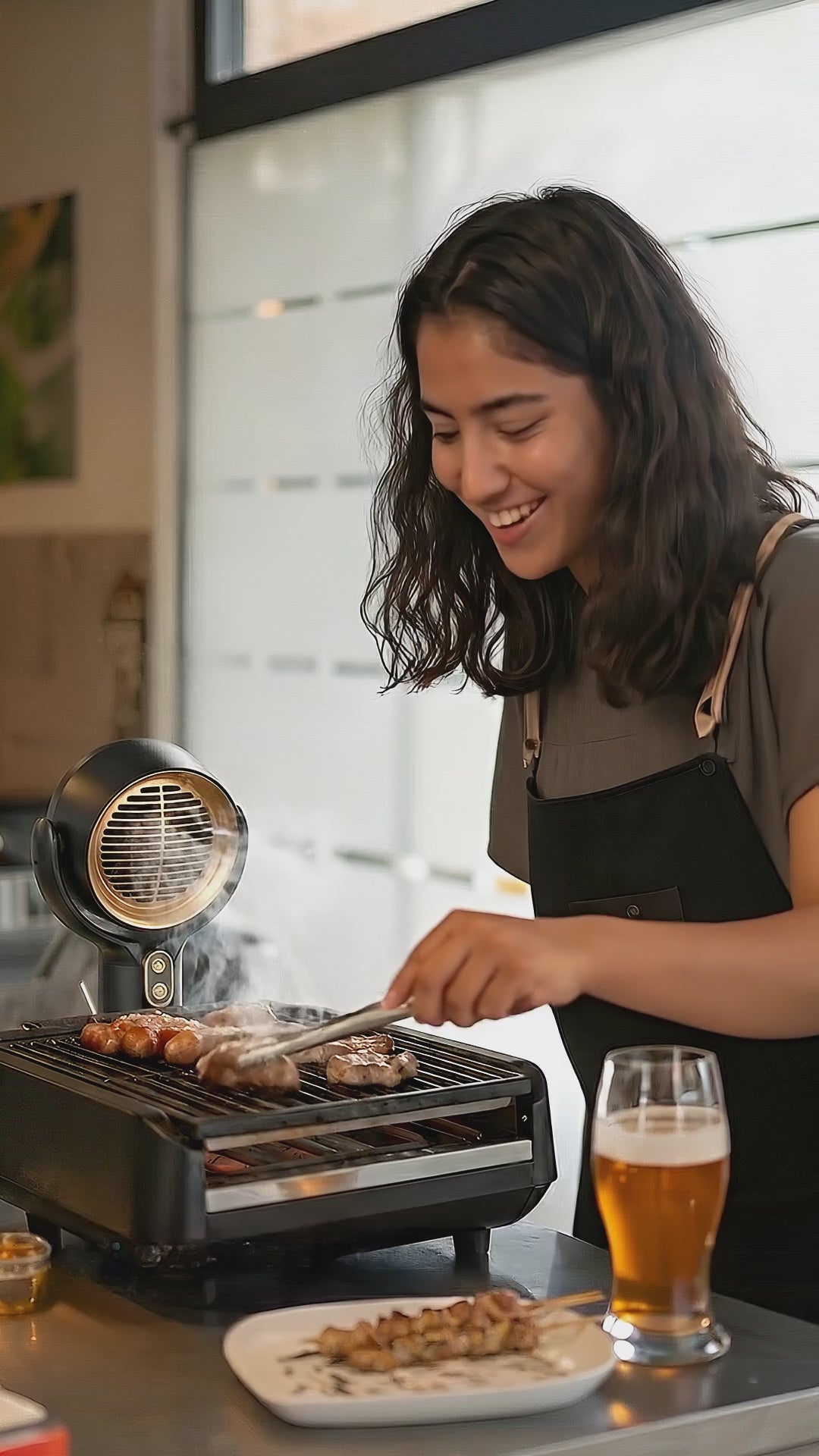 Portable Desktop Range Hood Smoke Remover