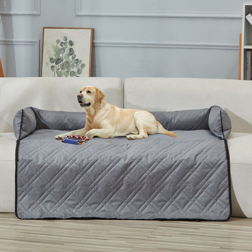 Waterproof Dog Car Seat & Travel Bed – 100 lb Capacity